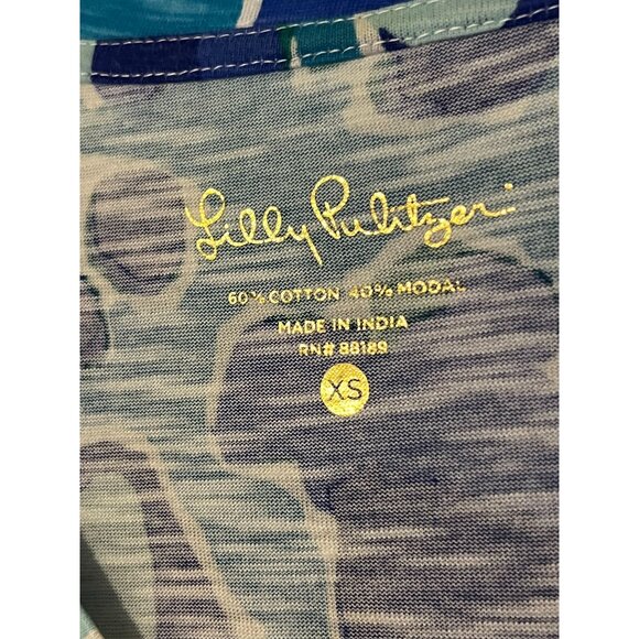 Lilly Pulitzer Paradis Dress Multi Hit the Spot Women's Size Extra Small Excelle - Picture 5 of 6